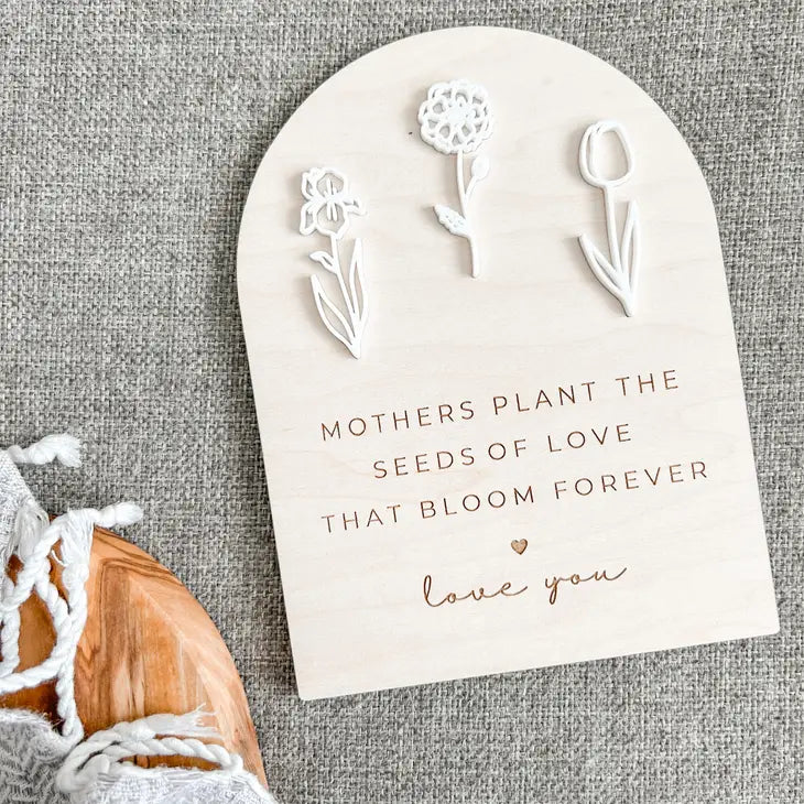 AllyBeth Design Co - Mother's Day Keepsake Sign