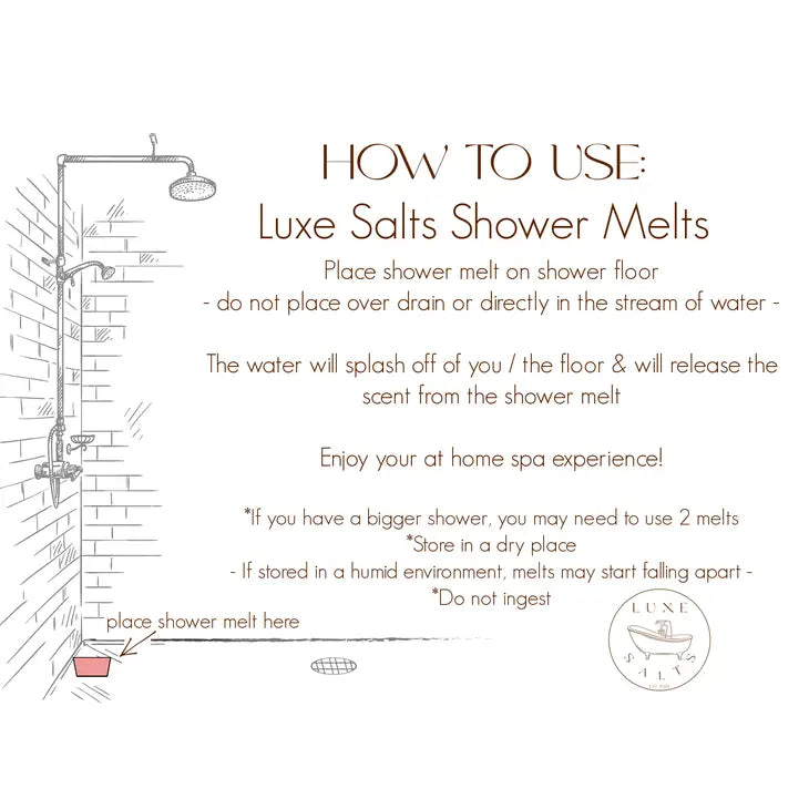Luxe Salts - Shower Melts