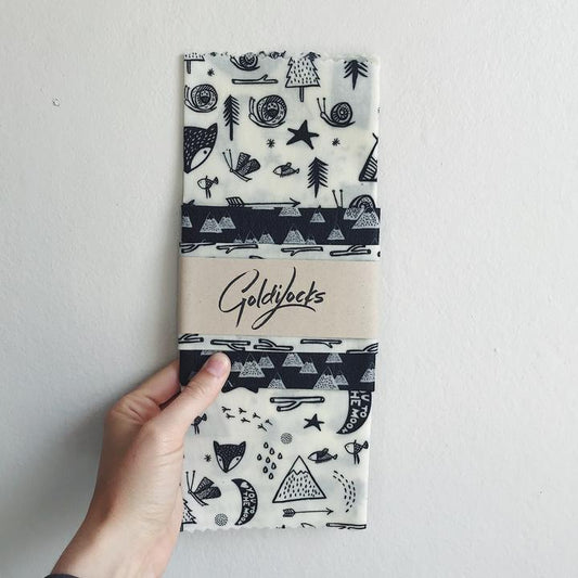 Goldilocks Goods - Beeswax Wraps Trio