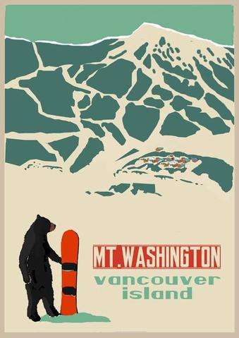 Skookum Prints - Mt. Washington Boarder