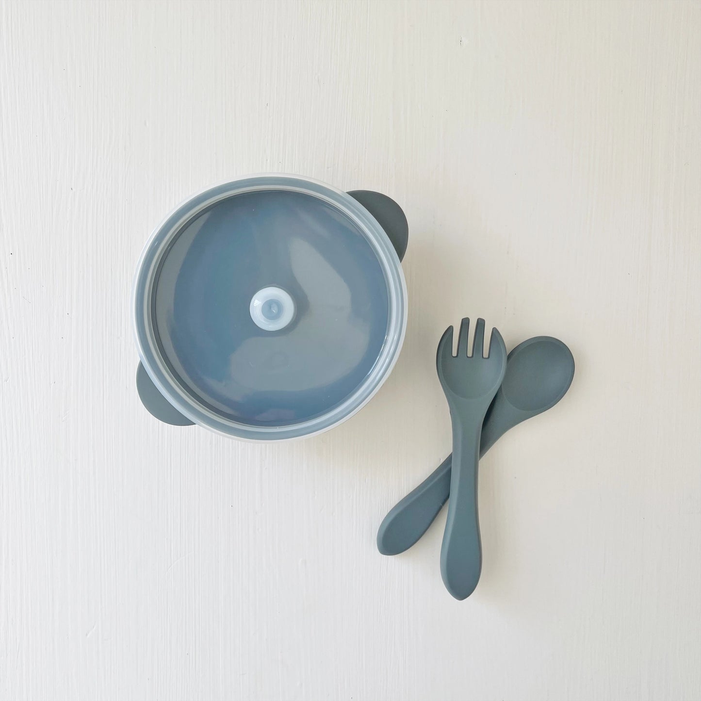 Three Bees Baby - Suction Bowl + Utensil Set