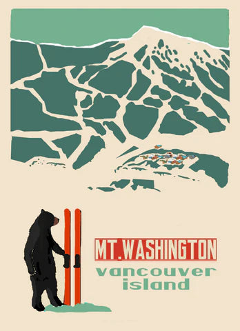 Skookum Prints - Mt. Washington Skier