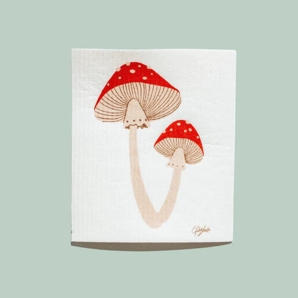Goldilocks- Dish Cloth- Mushrooms