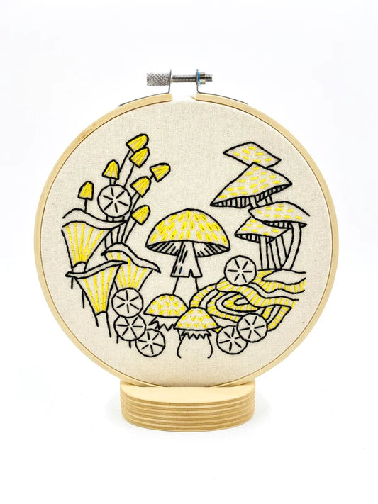 Hook, Line, and Sinker- Embroidery Kit- Mushroom