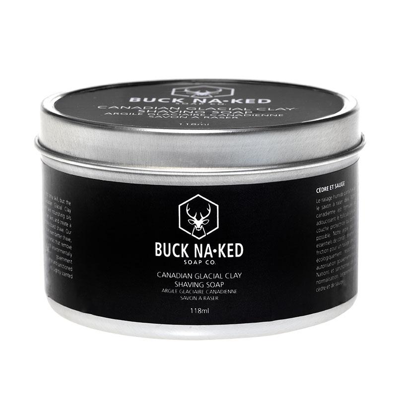 Buck Naked Soap Co. - Glacial Clay Shaving Soap