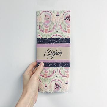 Goldilocks Goods - Beeswax Wraps Trio