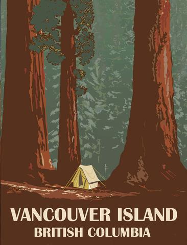 Skookum Prints - Tent (Rainforest Camping)