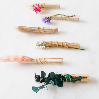 Plantita & Co. - Individual Floral Palo Santo